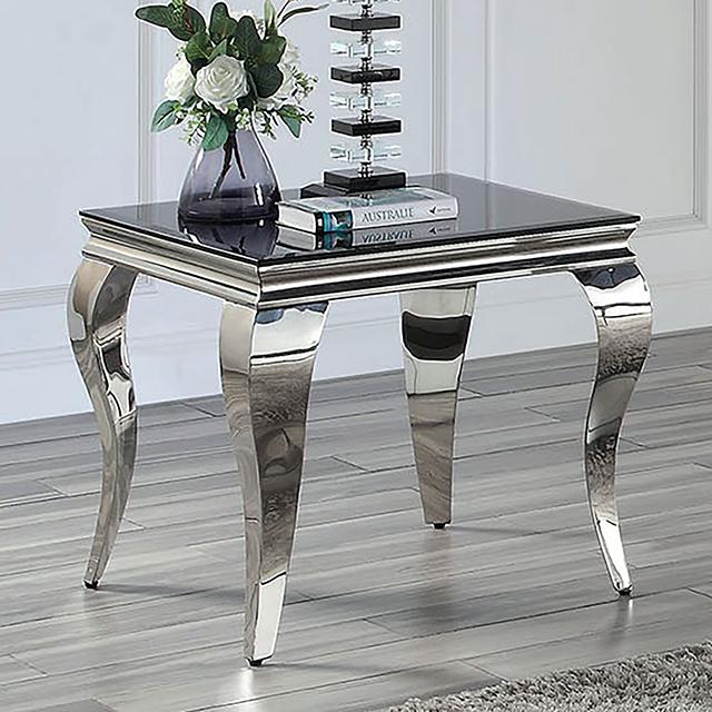 WETZIKON End Table, Black - Olympia Furniture (Saint George, Utah)
