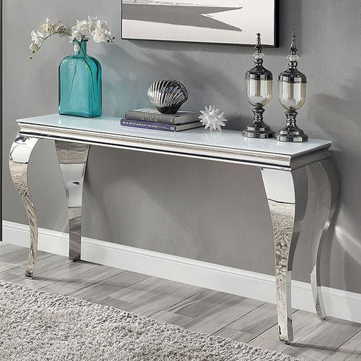 WETZIKON Sofa Table, White - Olympia Furniture (Saint George, Utah)