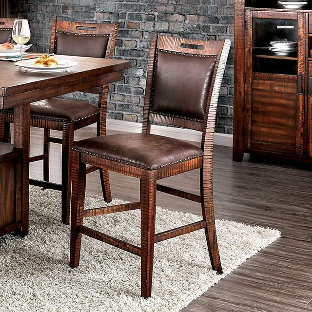 Wichita Light Walnut Counter Ht. Chair (2/CTN) - Olympia Furniture (Saint George, Utah)