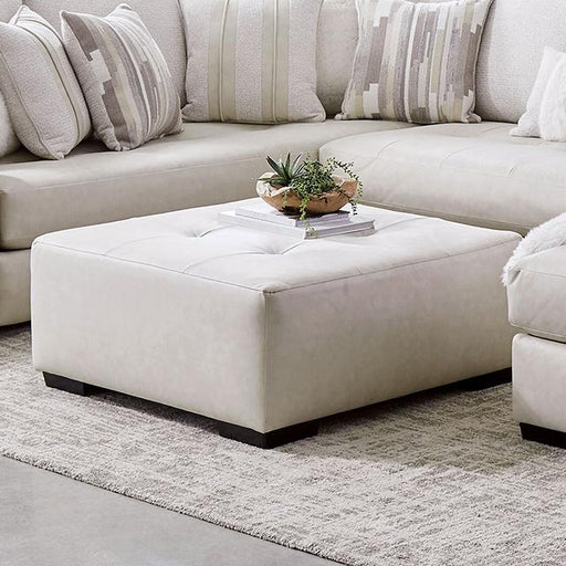 WARRENTON Ottoman, Ivory - Olympia Furniture (Saint George, Utah)
