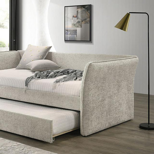 Yuri Twin Daybed w/ Trundle Beige - Olympia Furniture (Saint George, Utah)