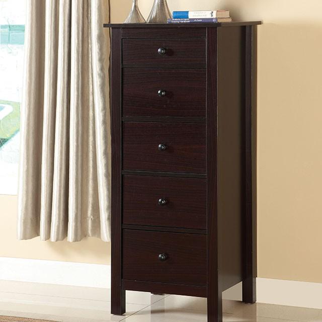 Launces Espresso Storage Chest - Olympia Furniture (Saint George, Utah)