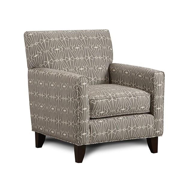 PARKER Gray/Pattern Chair, Crystal Pattern - Olympia Furniture (Saint George, Utah)
