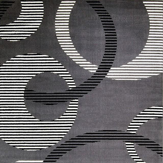 Blitar Brown Black, Brown Cream, & Gray 5' X 7' Area Rug