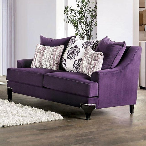 Sisseton Purple Love Seat - Olympia Furniture (Saint George, Utah)