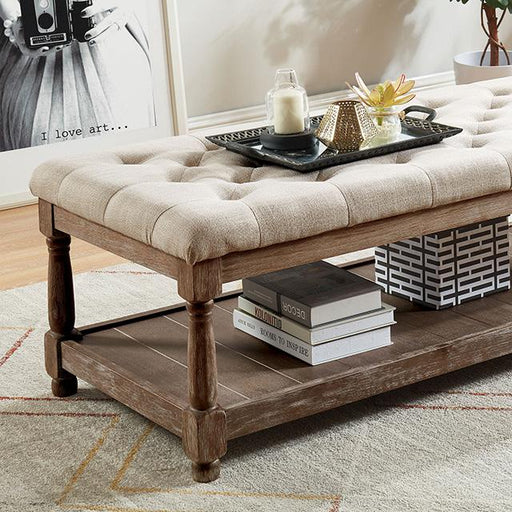 Tanya Beige Bench - Olympia Furniture (Saint George, Utah)