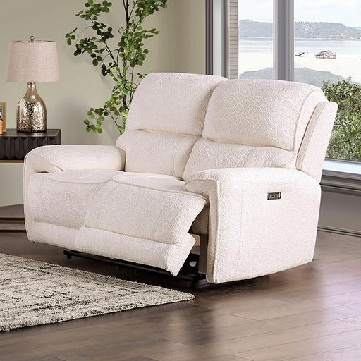 MORCOTE Power Loveseat, Beige - Olympia Furniture (Saint George, Utah)