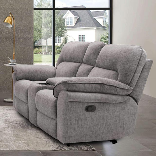 JOSIAS Loveseat, Light Gray Fabric - Olympia Furniture (Saint George, Utah)