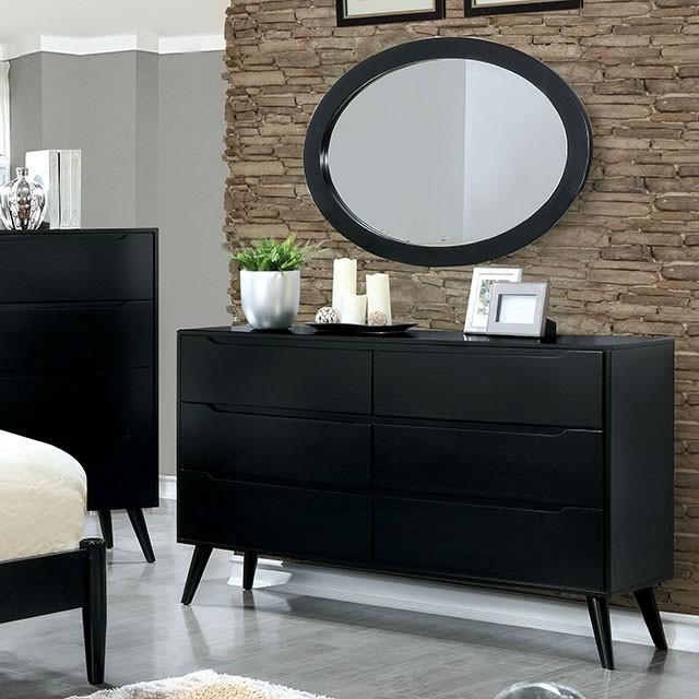 LENNART II Black Dresser - Olympia Furniture (Saint George, Utah)