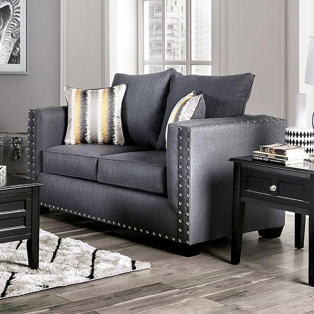 Inkom Slate Love Seat - Olympia Furniture (Saint George, Utah)