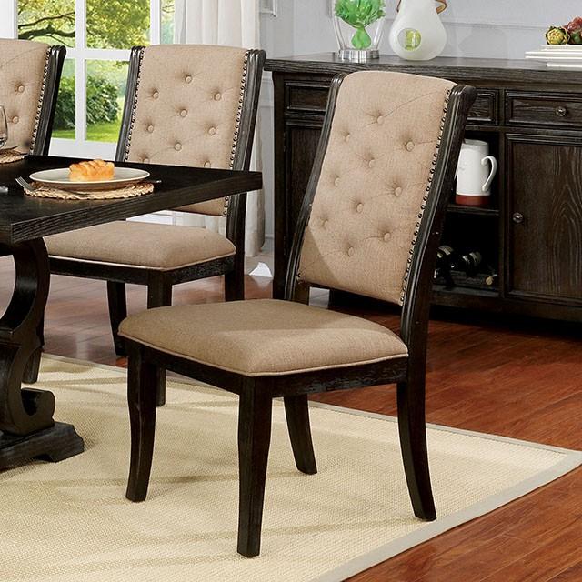 Patience Dark Walnut Side Chair (2/CTN) - Olympia Furniture (Saint George, Utah)
