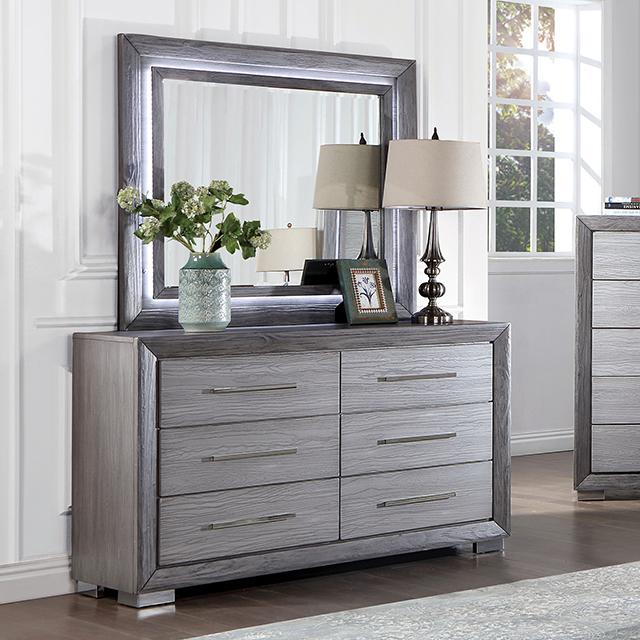 RAIDEN Dresser, Gray - Olympia Furniture (Saint George, Utah)