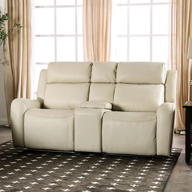 Barclay Power Loveseat Beige - Olympia Furniture (Saint George, Utah)