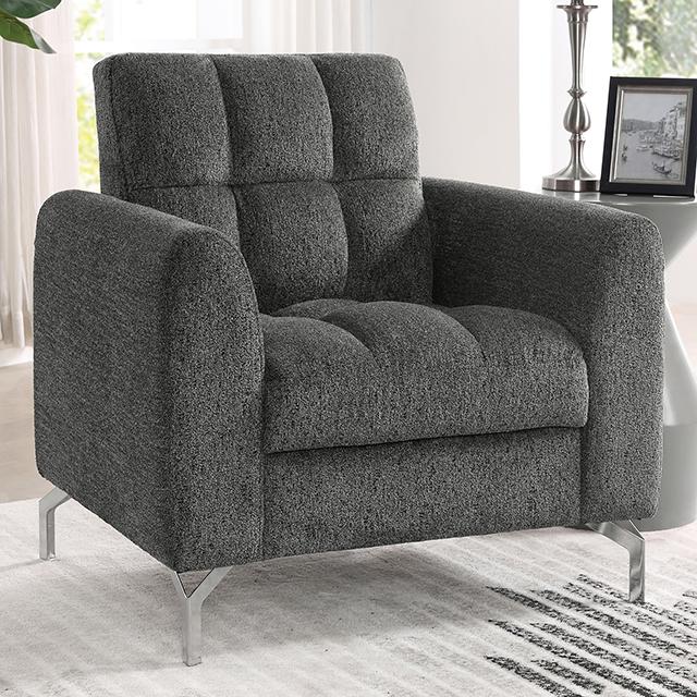 LUPIN Chair, Dark Gray - Olympia Furniture (Saint George, Utah)