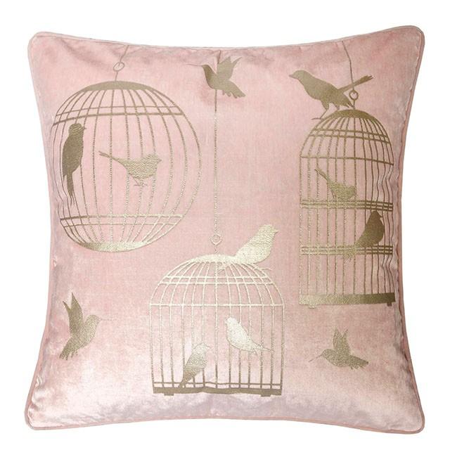 Rina Light Pink 20" X 20" Pillow, Blush - Olympia Furniture (Saint George, Utah)