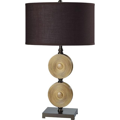 Suzy Light Caramel/Espresso 10"H Table Lamp (2/CTN) - Olympia Furniture (Saint George, Utah)
