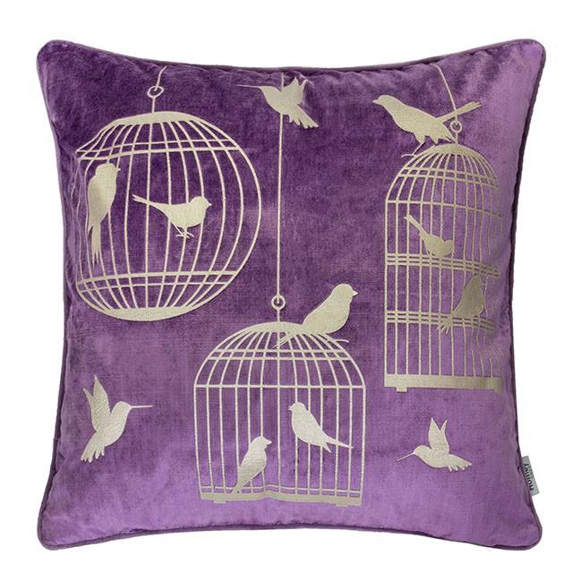 Rina Purple 20" X 20" Pillow, Purple - Olympia Furniture (Saint George, Utah)