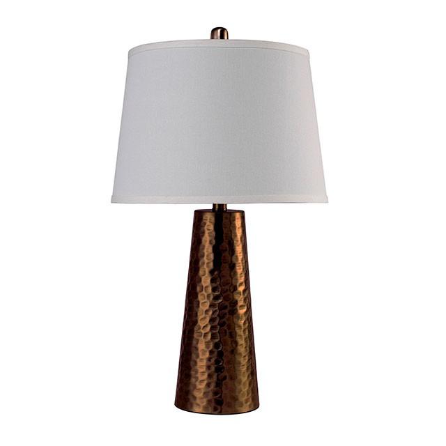 Luz Antique Gold Table Lamp - Olympia Furniture (Saint George, Utah)