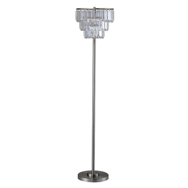 Meg Clear Floor Lamp - Olympia Furniture (Saint George, Utah)
