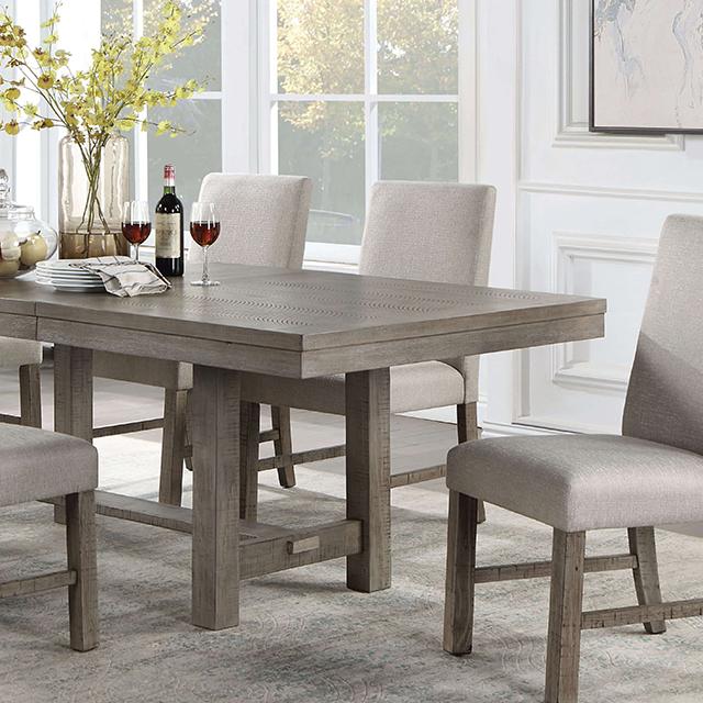 SAN ANTONIO Dining Table w/ 1 X 18" Leaf - Olympia Furniture (Saint George, Utah)