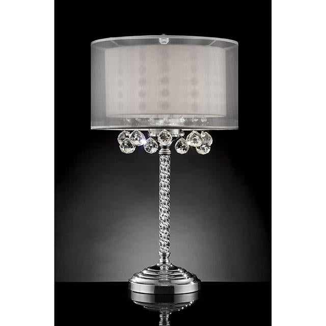 30"H Table Lamp, Hanging Crystal - Olympia Furniture (Saint George, Utah)