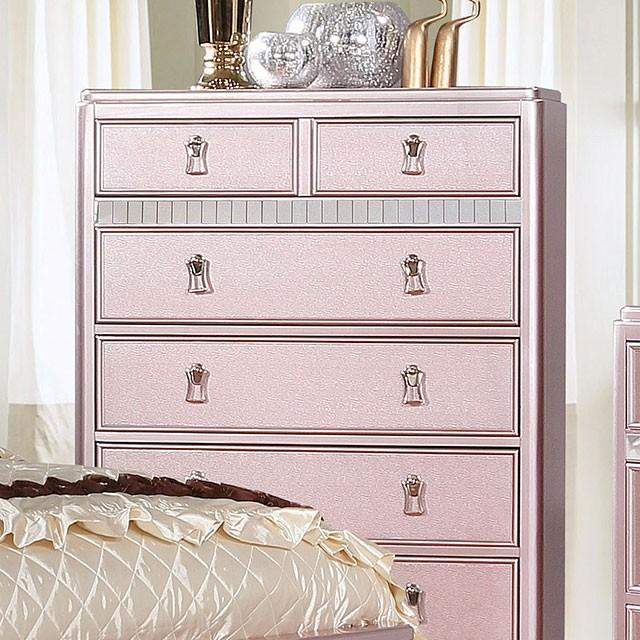 Ariston Rose Gold Chest - Olympia Furniture (Saint George, Utah)
