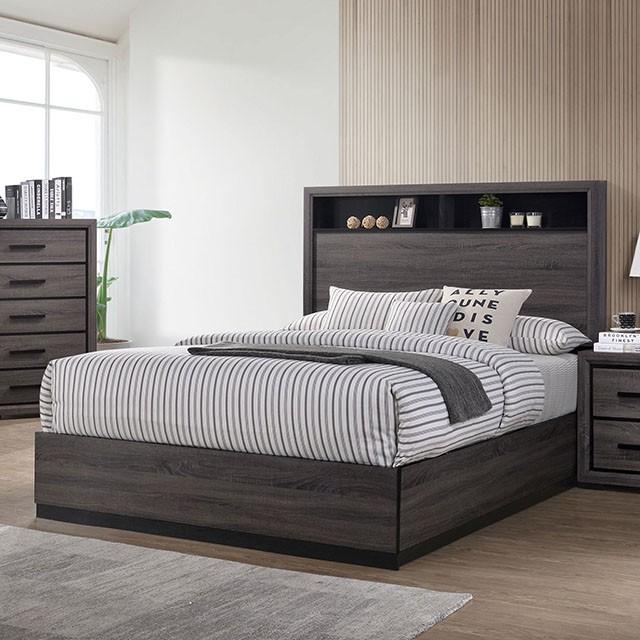 Conwy Gray Cal.King, E,King, & Queen Bed - Olympia Furniture (Saint George, Utah)