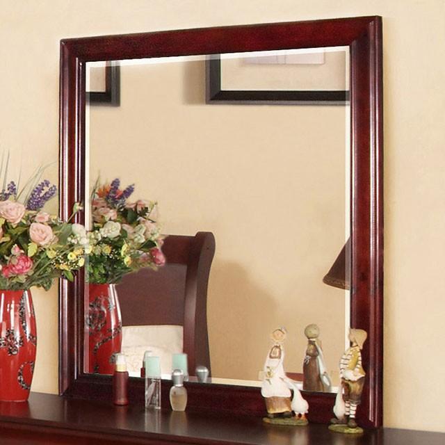 Laurelle Mirror Cherry - Olympia Furniture (Saint George, Utah)