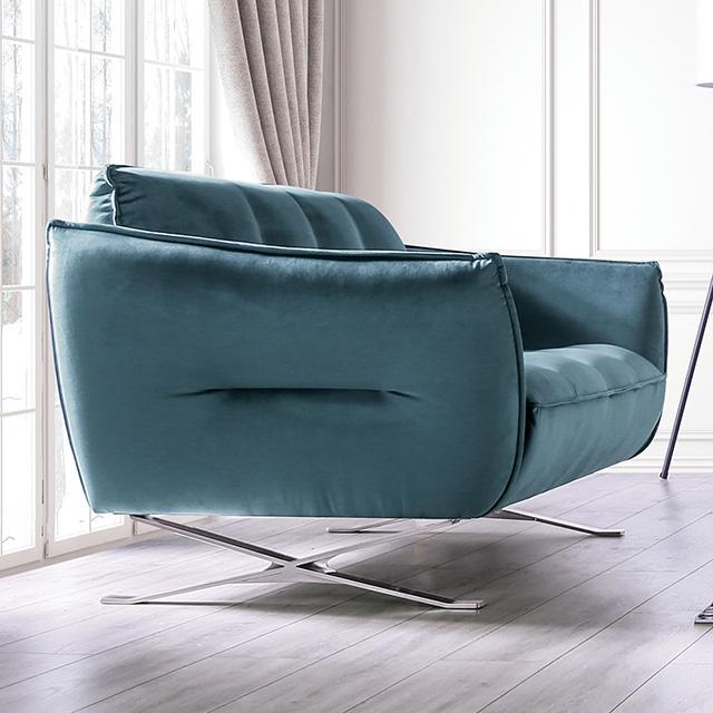 Civellutino Loveseat Teal - Olympia Furniture (Saint George, Utah)
