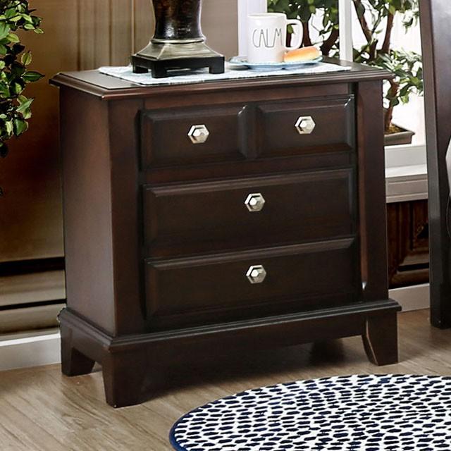 Litchville Brown Cherry Night Stand - Olympia Furniture (Saint George, Utah)