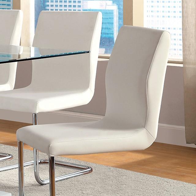 LODIA I White Side Chair - Olympia Furniture (Saint George, Utah)