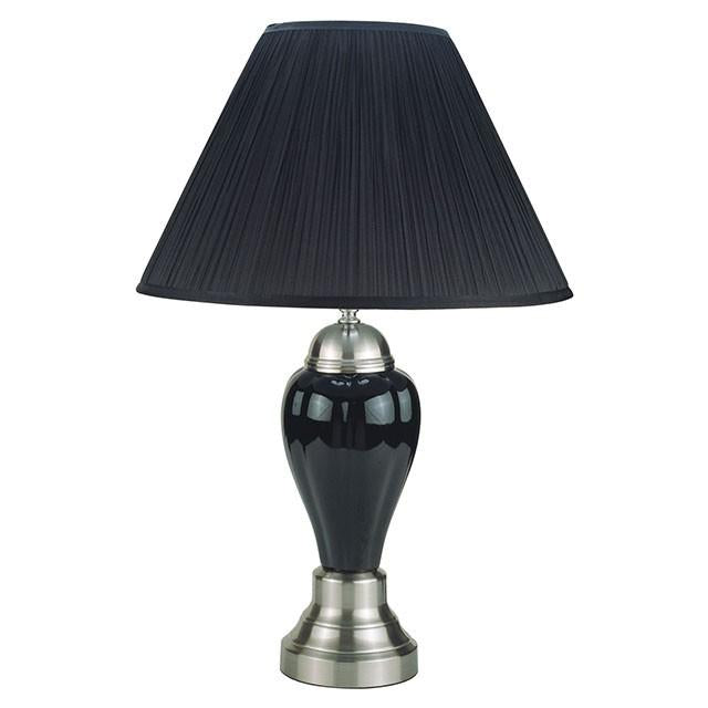 Niki Black Table Lamp (6/CTN) - Olympia Furniture (Saint George, Utah)
