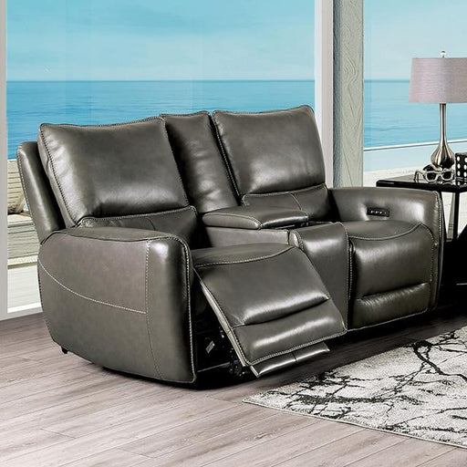 PHINEAS Power Loveseat, Gray - Olympia Furniture (Saint George, Utah)