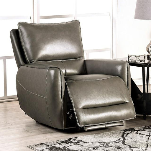 PHINEAS Power Recliner, Gray - Olympia Furniture (Saint George, Utah)