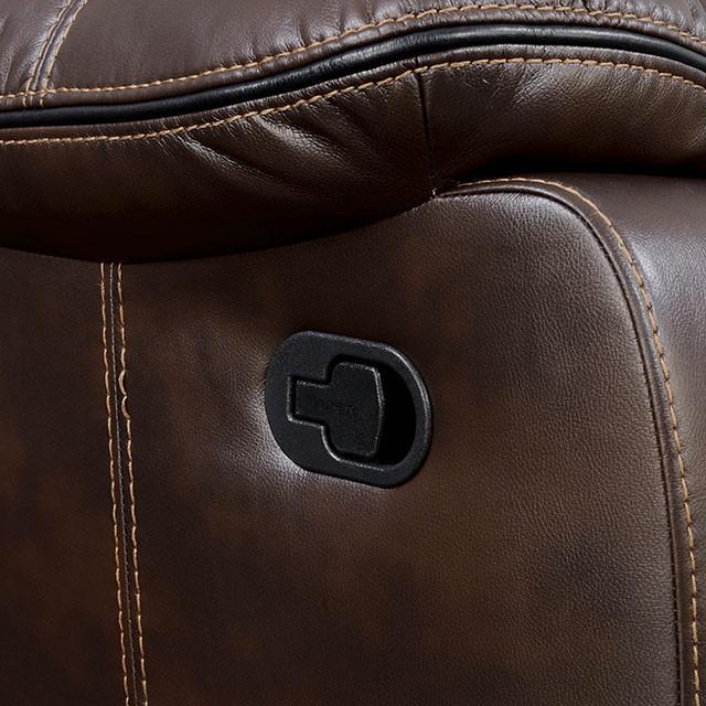 Pollux Brown Love Seat - Olympia Furniture (Saint George, Utah)