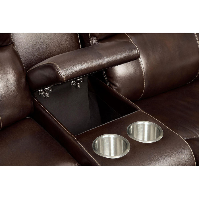 Ruth Brown Love Seat - Olympia Furniture (Saint George, Utah)