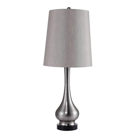 Teri Silver 13"H Table Lamp - Olympia Furniture (Saint George, Utah)