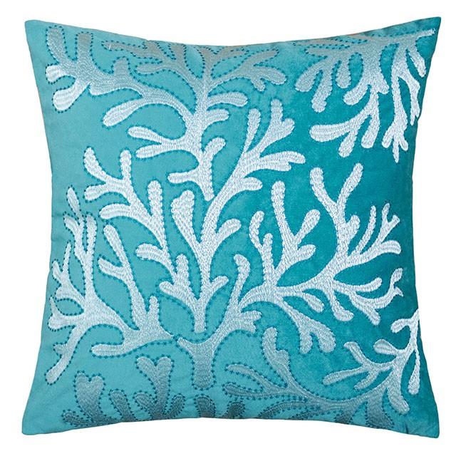 June Teal 20" X 20" Pillow, Teal - Olympia Furniture (Saint George, Utah)