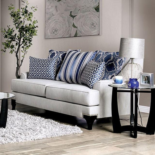 Sisseton Light Gray Love Seat - Olympia Furniture (Saint George, Utah)