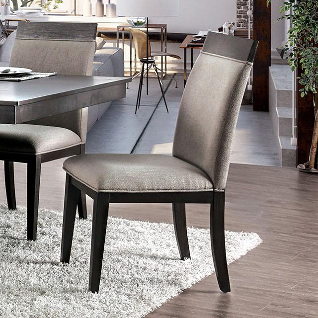 Modoc Espresso/Beige Side Chair (2/CTN) - Olympia Furniture (Saint George, Utah)