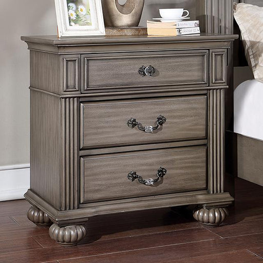 SYRACUSE Night Stand, Gray - Olympia Furniture (Saint George, Utah)