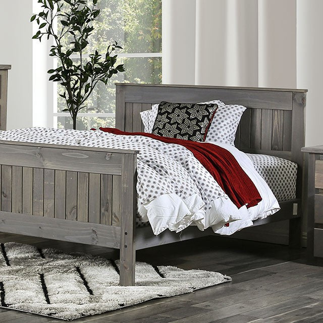 Rockwall Bed Grey & White - Olympia Furniture (Saint George, Utah)