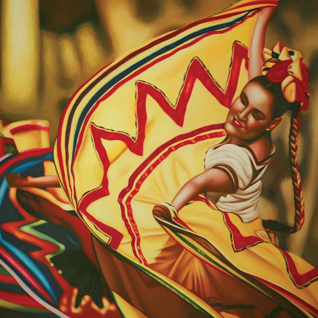 Danza Folklorica Printed Canvas Painting - Olympia Furniture (Saint George, Utah)