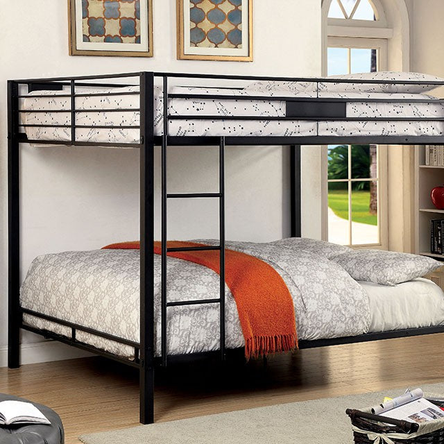 CLAREN Black Queen/Queen Bunk Bed - Olympia Furniture (Saint George, Utah)