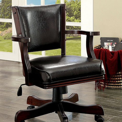 ROWAN Cherry Height-Adjustable Arm Chair - Olympia Furniture (Saint George, Utah)