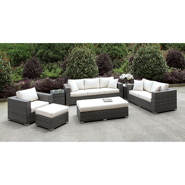 Somani 3 PC SET + 2 End TableS + Ottoman + BENCH - Olympia Furniture (Saint George, Utah)