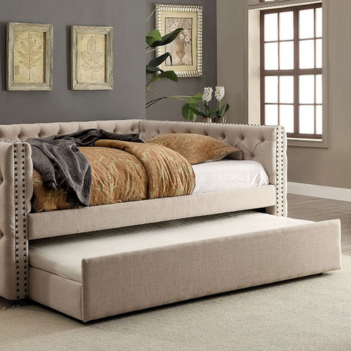 SUZANNE Ivory Trundle - Olympia Furniture (Saint George, Utah)