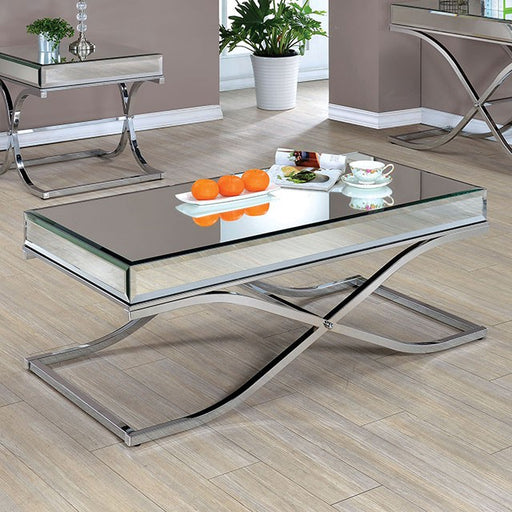 SUNDANCE Chrome Coffee Table, Chrome - Olympia Furniture (Saint George, Utah)