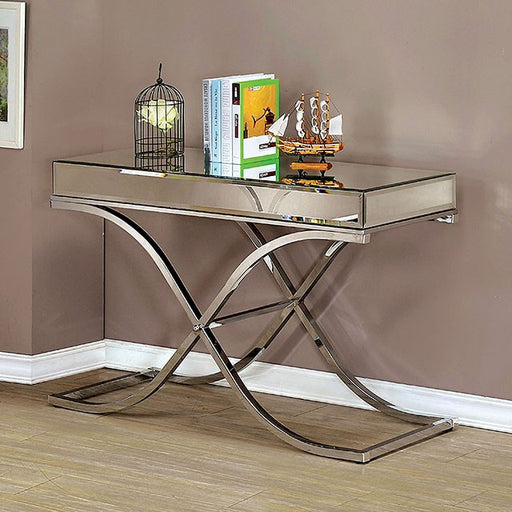 SUNDANCE Chrome Sofa Table, Chrome - Olympia Furniture (Saint George, Utah)