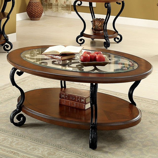 MAY Brown Cherry Coffee Table - Olympia Furniture (Saint George, Utah)